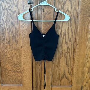 Black Sleeveless Top